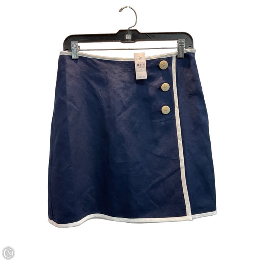 Skirt Midi By Loft In Navy, Size: 2