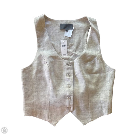 Vest Other By Anthropologie In Tan, Size: M