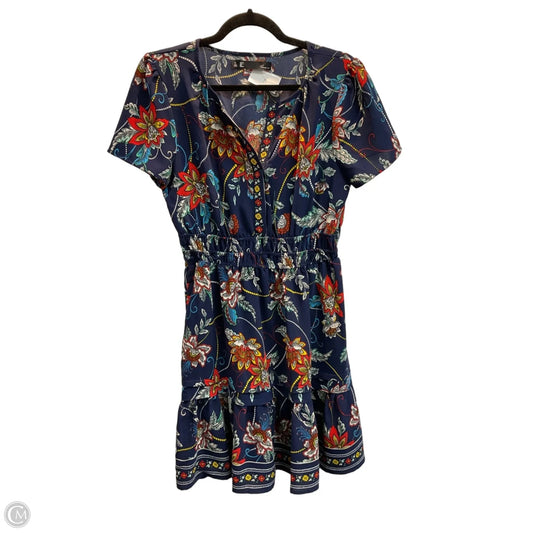 Dress Party Short By Leslie Fay In Blue, Size: S