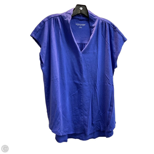 Top Sleeveless By Soft Surroundings In Blue, Size: Xl