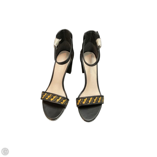 Sandals Heels Block By Kenneth Cole In Black, Size: 6