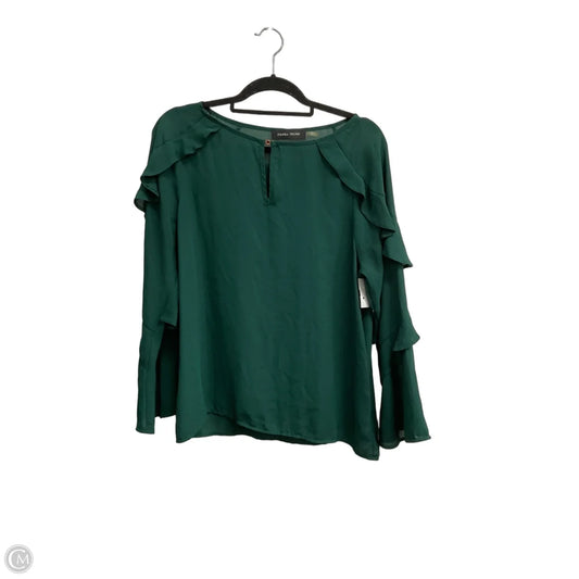 Blouse Long Sleeve By Ivanka Trump In Green, Size: M