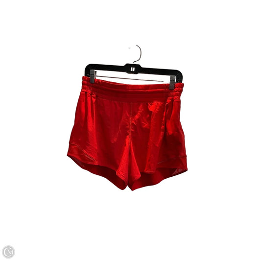 Athletic Shorts By Lululemon In Red, Size: M