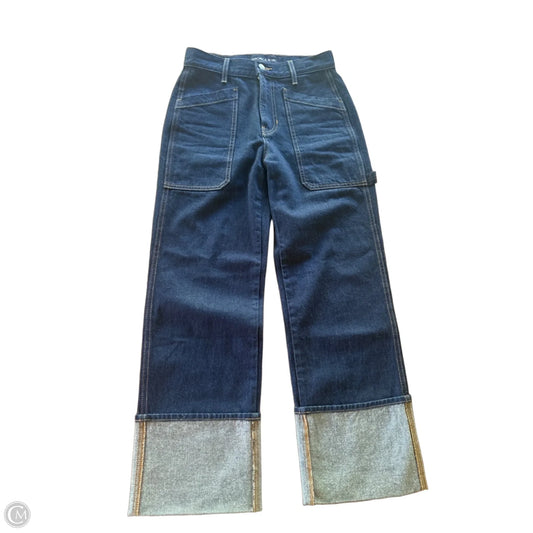 Jeans Wide Leg By Veronica Beard In Blue Denim, Size: 4
