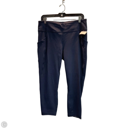 Athletic Capris By Lululemon In Navy, Size: L