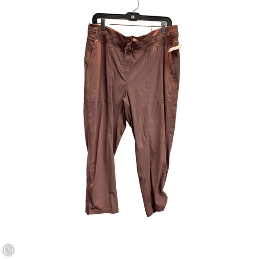 Athletic Pants By Lululemon In Pink, Size: L
