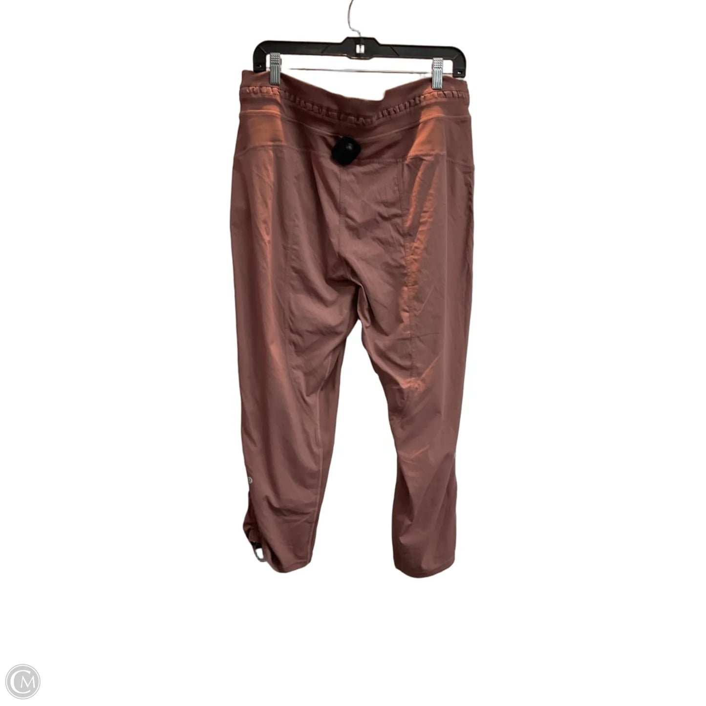 Athletic Pants By Lululemon In Pink, Size: L