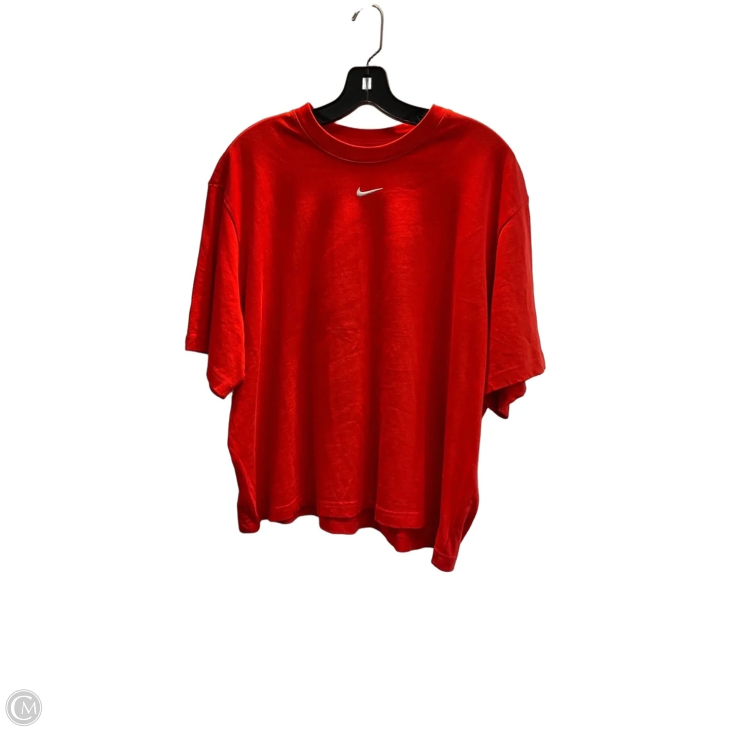 Top Short Sleeve Basic By Nike In Red, Size: Xlp