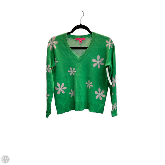 Sweater Cardigan Designer By Lilly Pulitzer In Green, Size: Xxs