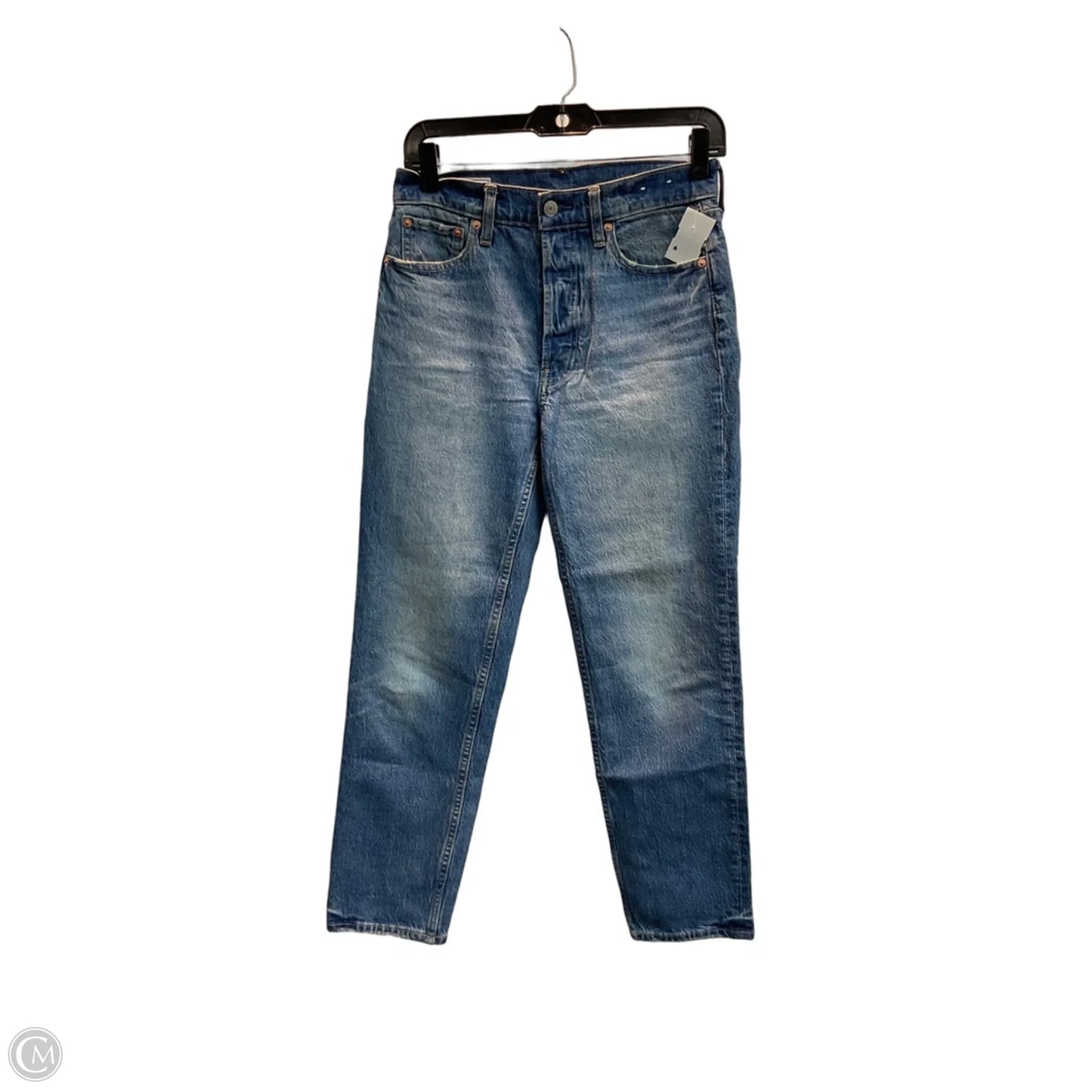 Jeans Straight By Gap In Blue Denim, Size: 2
