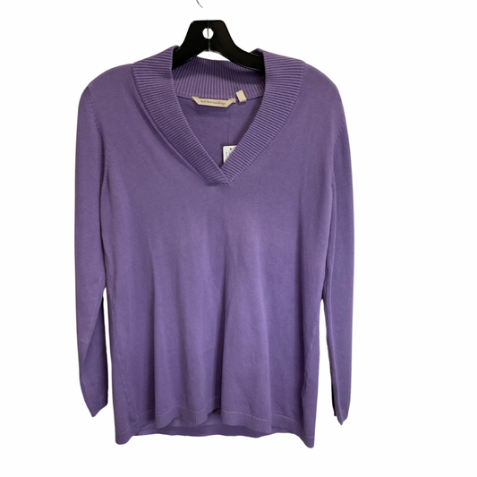 Sweater By Soft Surroundings In Purple, Size: Xs