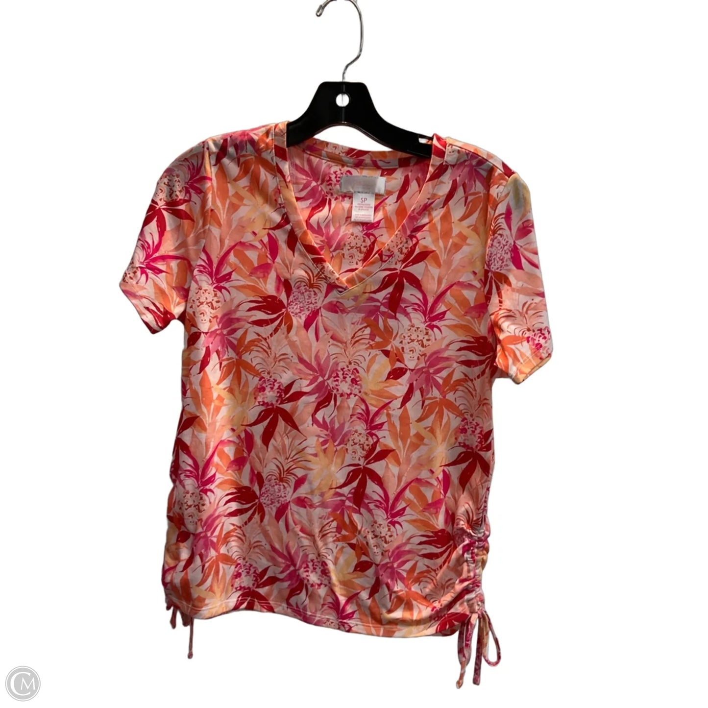 Top Short Sleeve By Stella Parker In Pink, Size: Sp