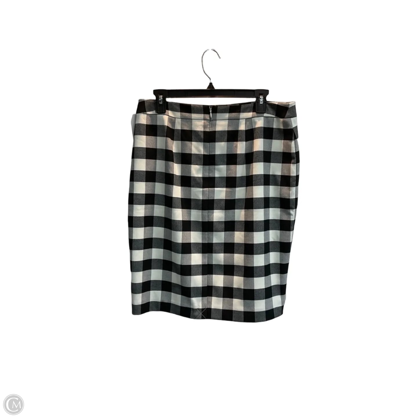 Skirt Midi By Ann Taylor In Checkered Pattern, Size: 12p