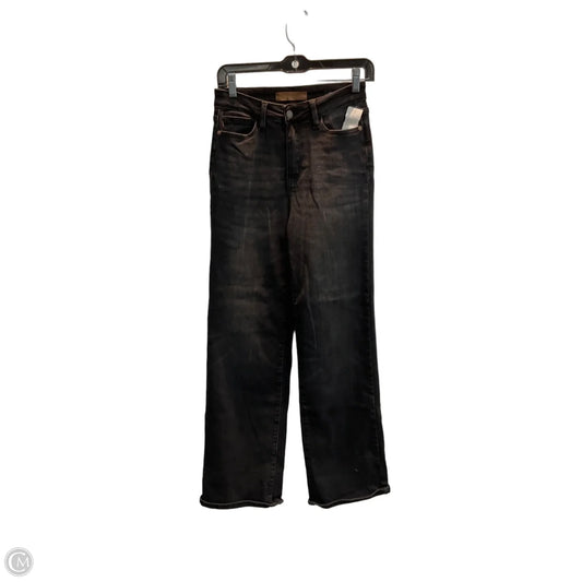Jeans Boot Cut By Judy Blue In Black Denim, Size: 2