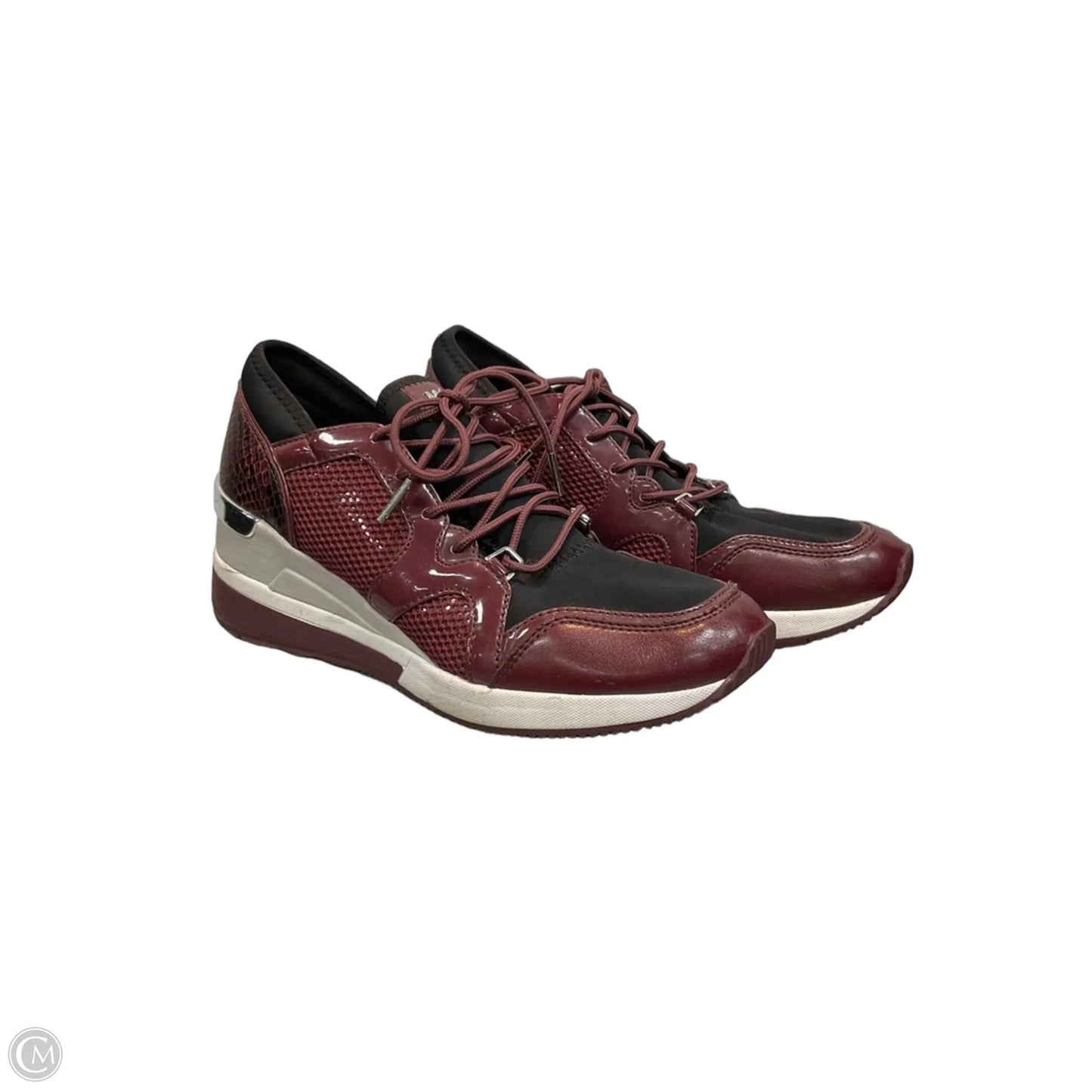 Shoes Sneakers By Michael By Michael Kors In Maroon, Size: 9