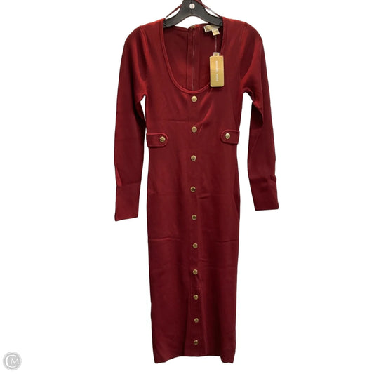 Dress Work By Michael By Michael Kors In Red, Size: Xs