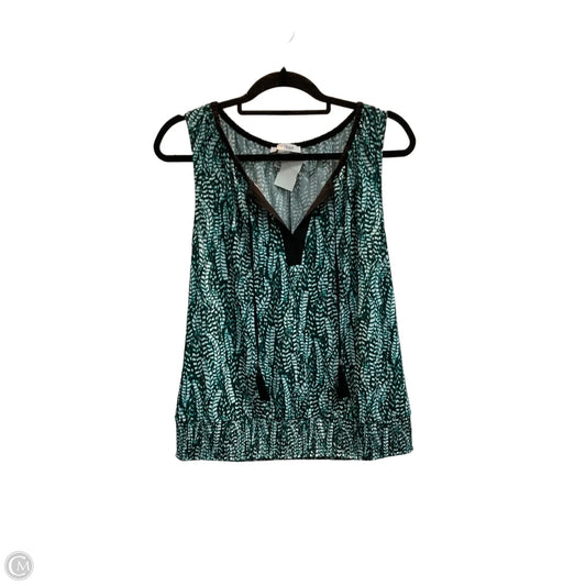 Top Sleeveless By White House Black Market In Teal, Size: M