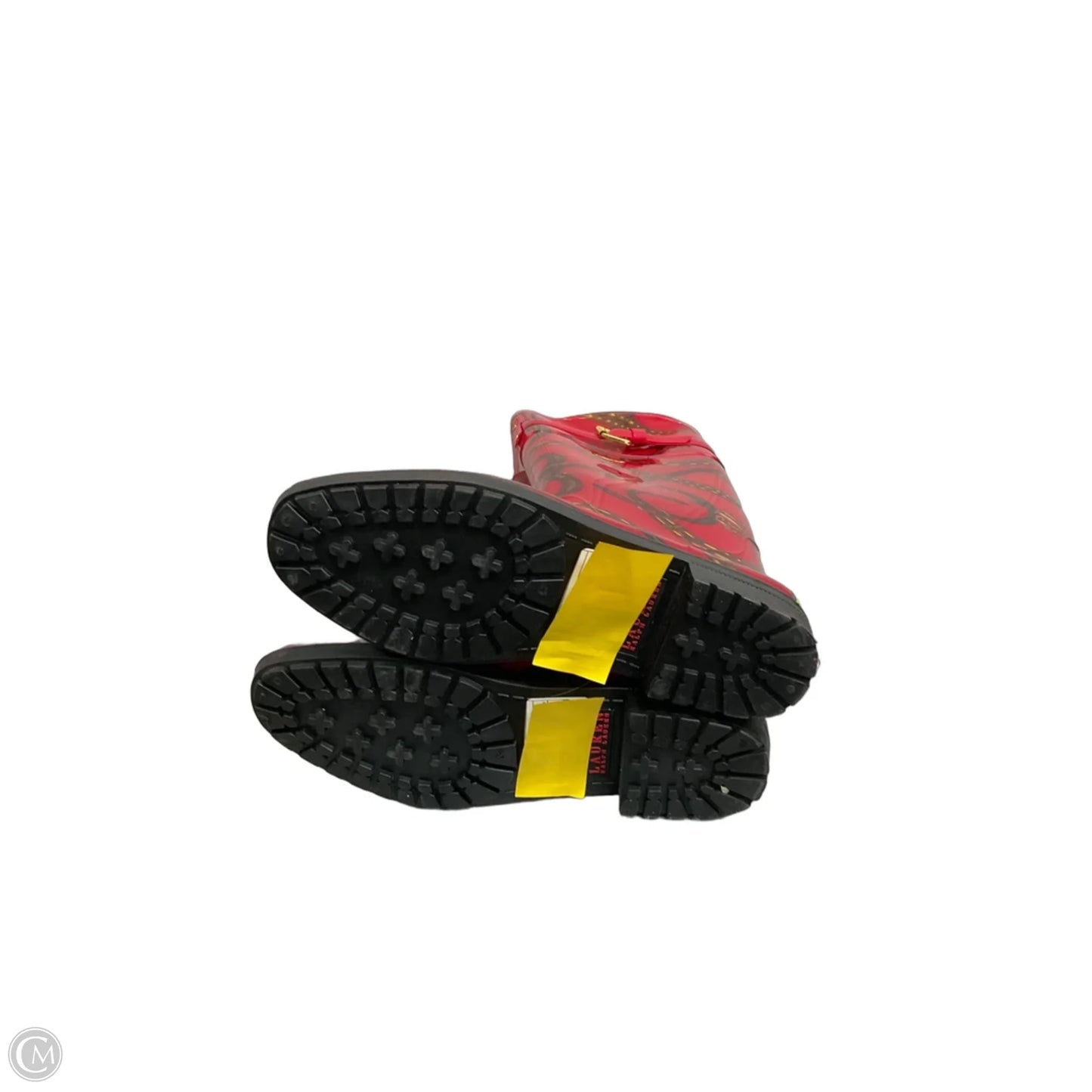 Boots Rain By Lauren By Ralph Lauren In Red, Size: 8