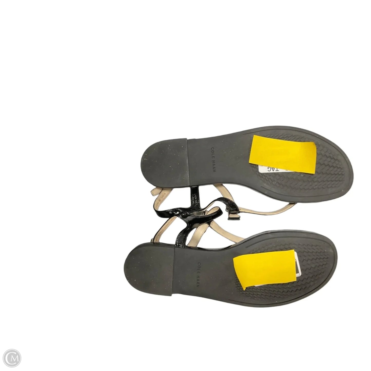Sandals Flats By Cole-haan In Black, Size: 8