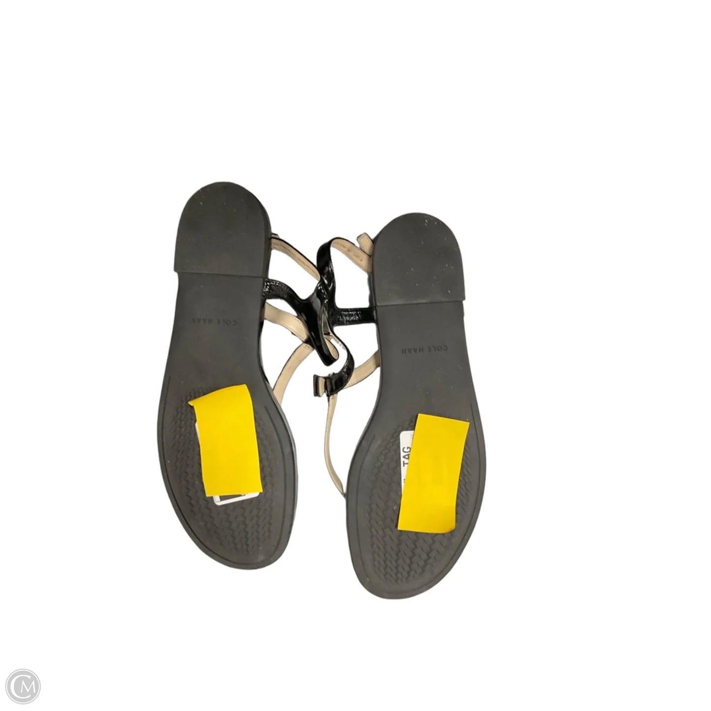 Sandals Flats By Cole-haan In Black, Size: 8