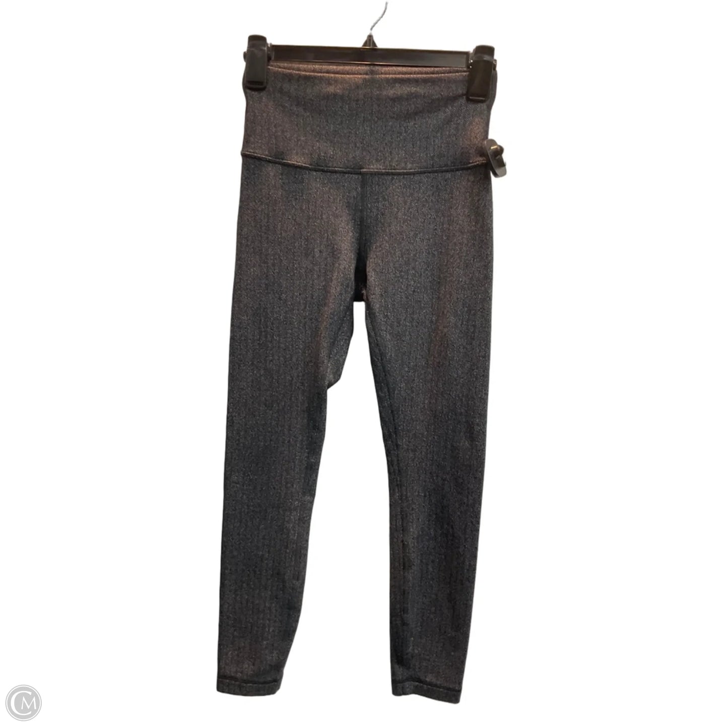 Athletic Leggings By Lululemon In Grey, Size: Xs