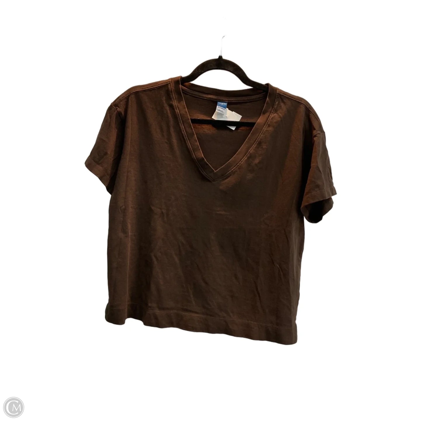 Top Short Sleeve Basic By Old Navy In Brown, Size: S
