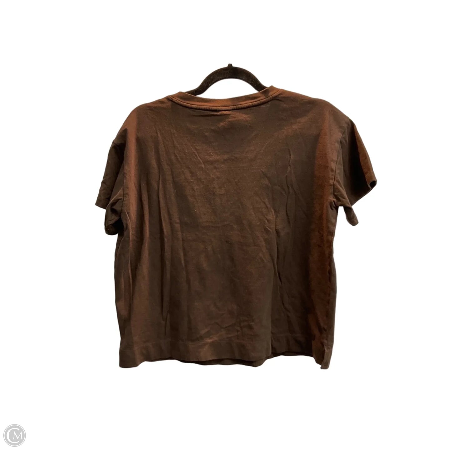 Top Short Sleeve Basic By Old Navy In Brown, Size: S