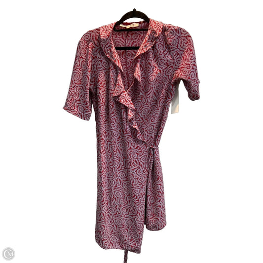 Dress Designer By Diane Von Furstenberg In Blue & Red, Size: L