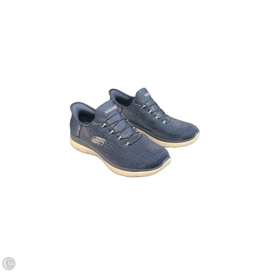 Shoes Athletic By Skechers In Blue, Size: 7