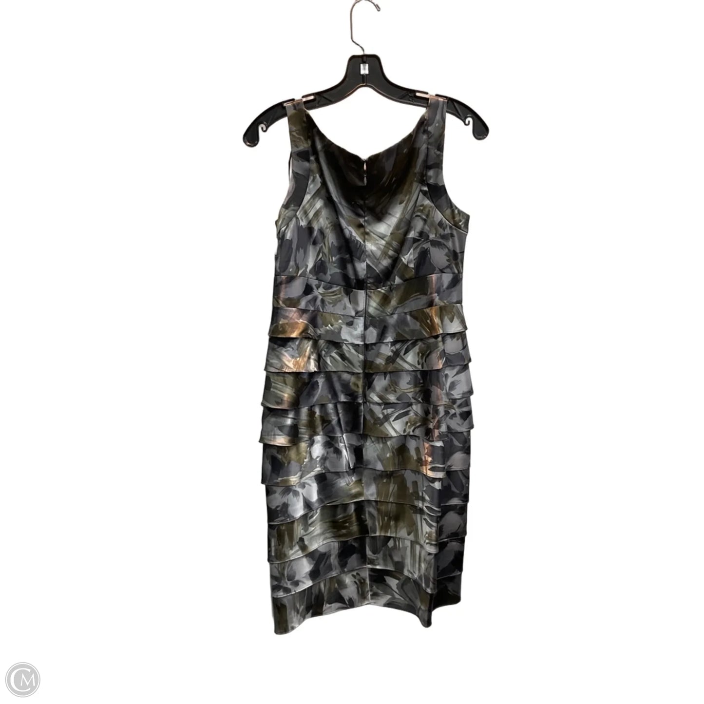 Dress Party Midi By London Times In Grey, Size: M