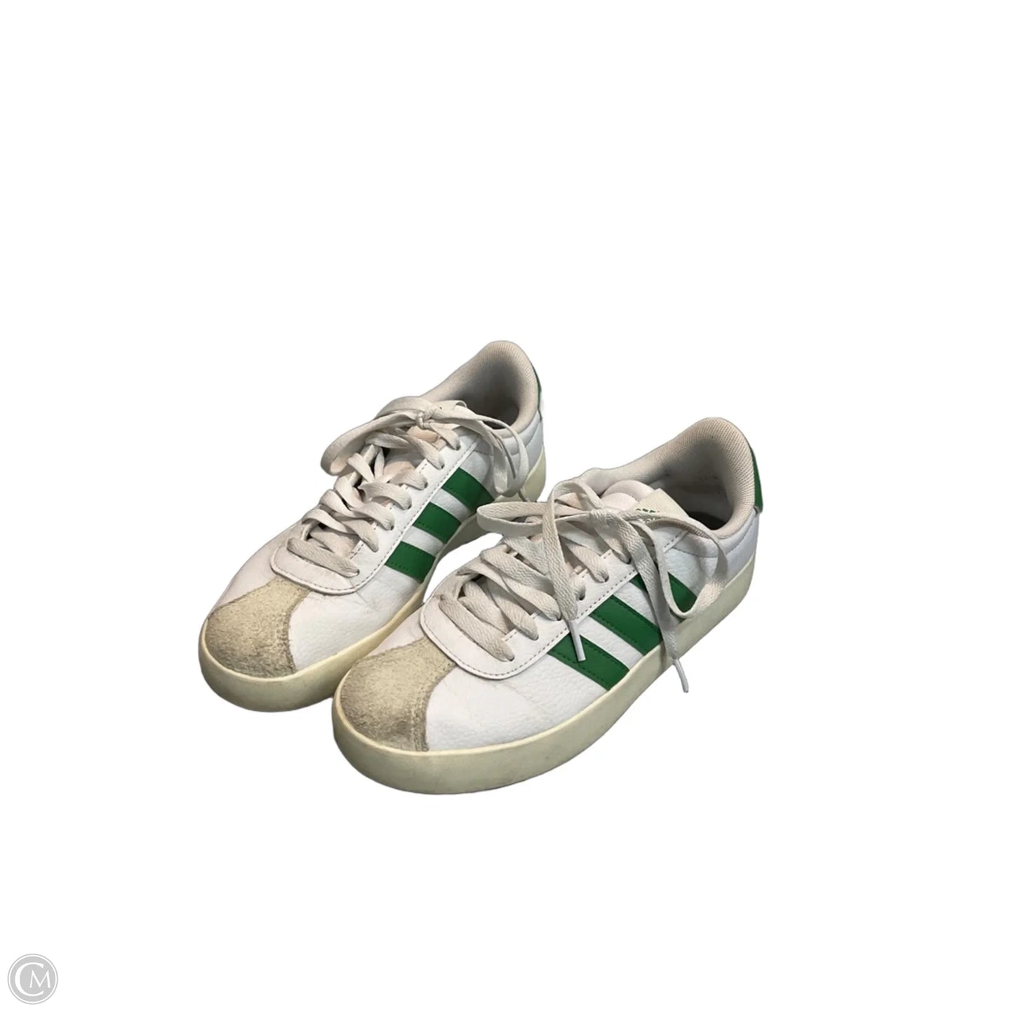 Shoes Sneakers By Adidas In Green & White, Size: 7.5