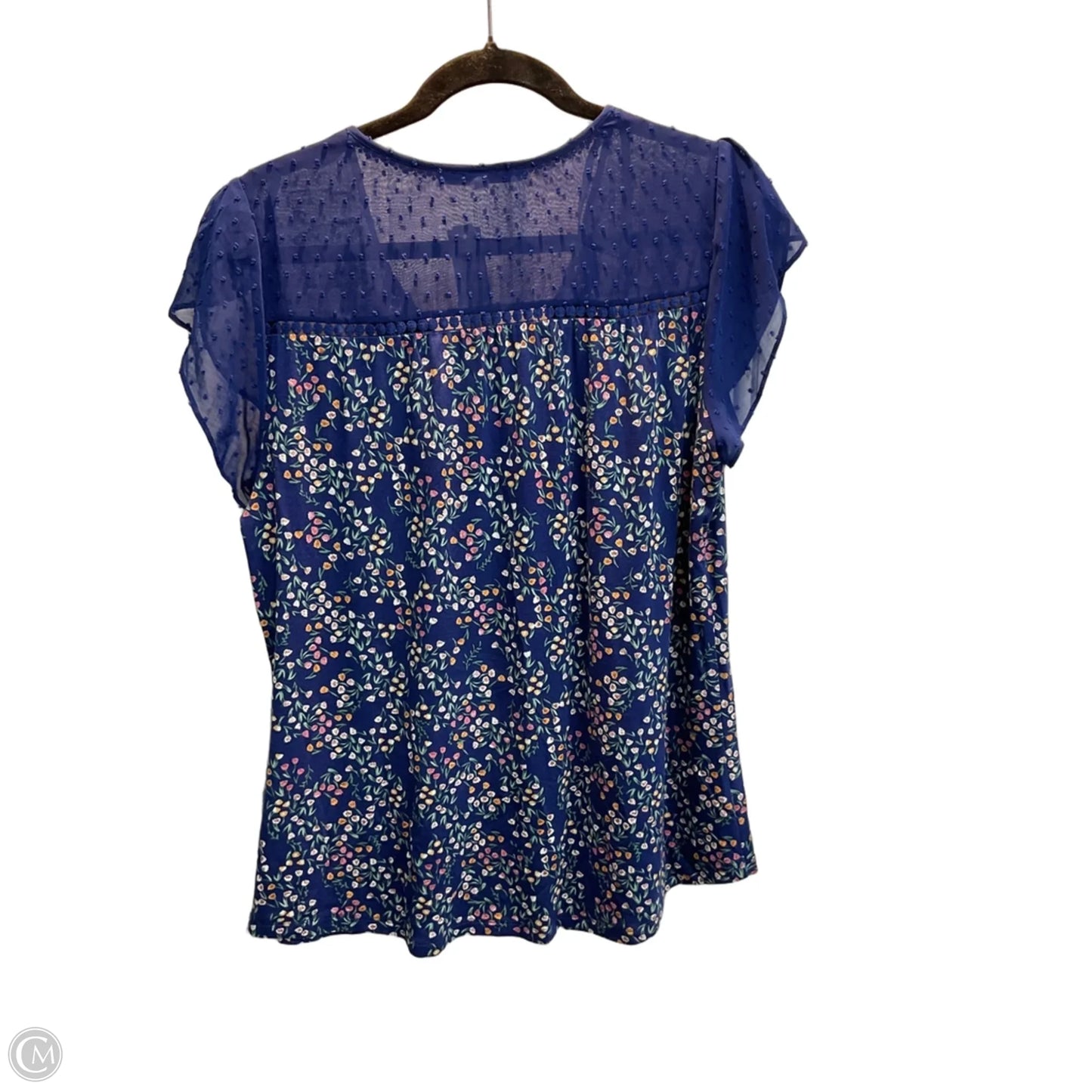 Top Sleeveless By Daniel Rainn In Blue, Size: M
