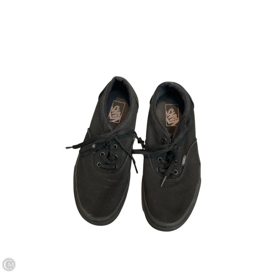Shoes Sneakers By Vans In Black, Size: 9.5