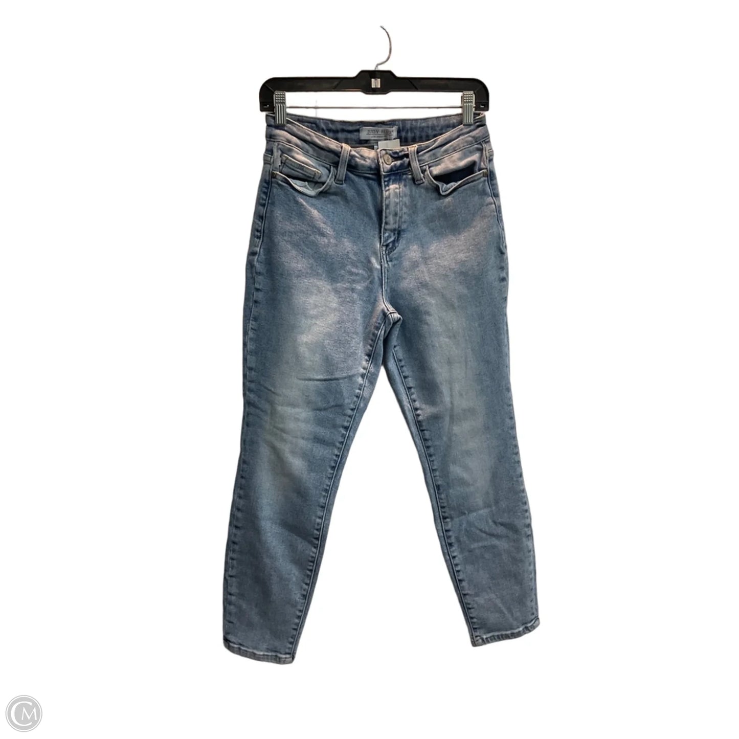 Jeans Skinny By Judy Blue In Blue Denim, Size: 4