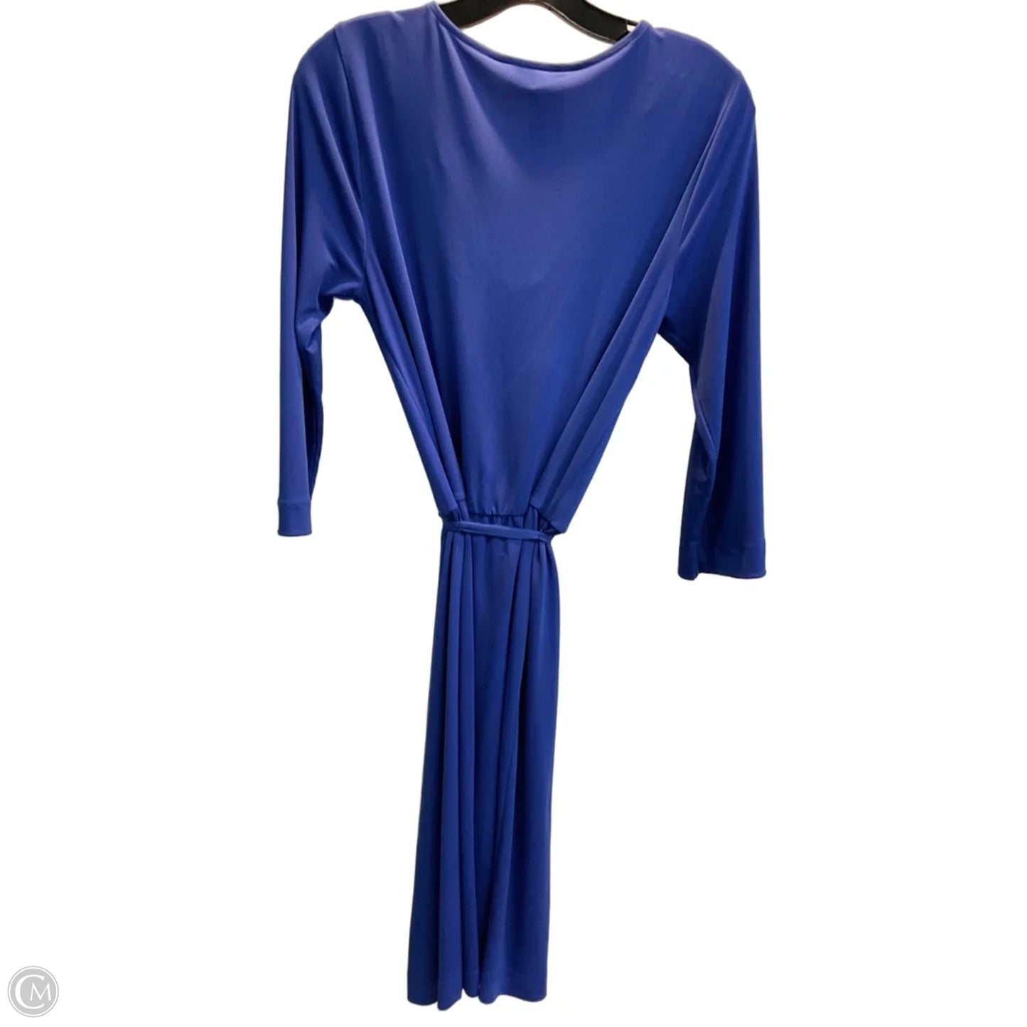 Dress Casual Midi By Banana Republic In Blue, Size: M