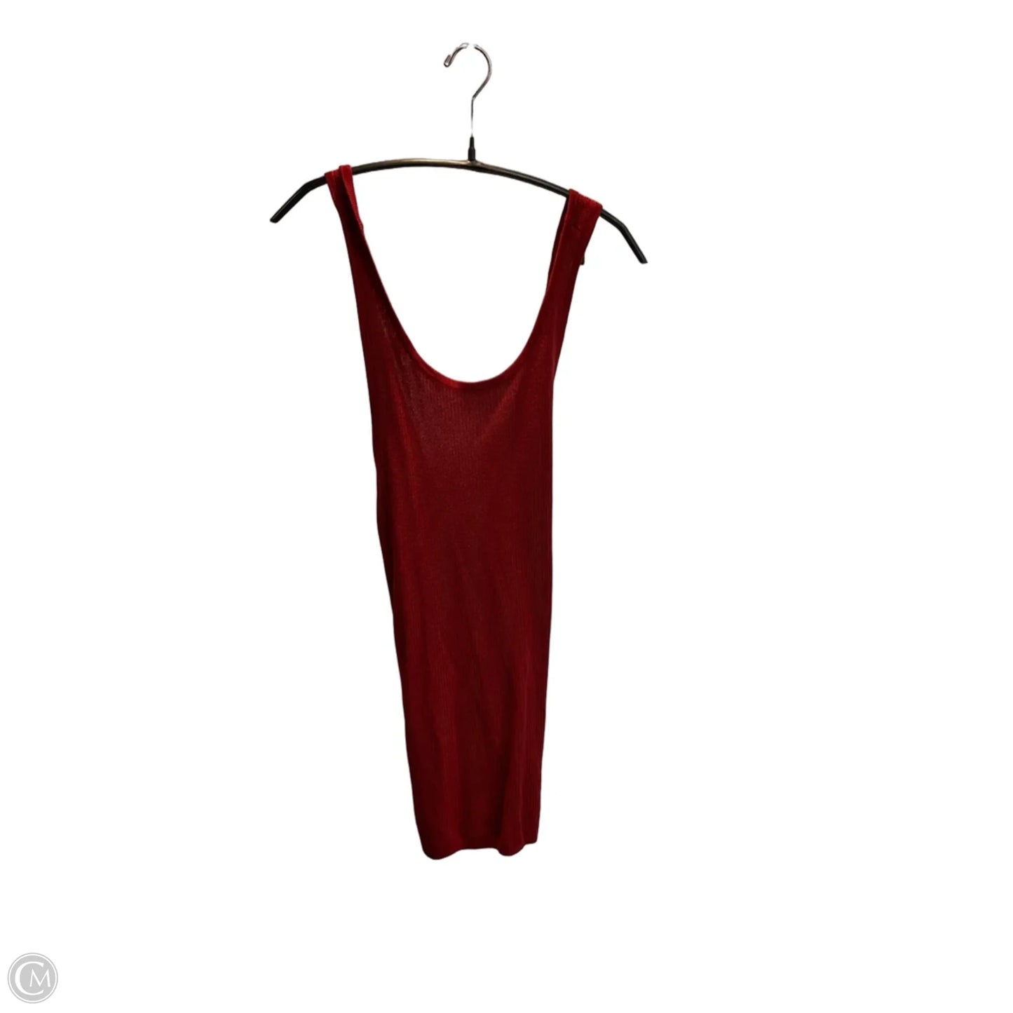 Top Sleeveless By Banana Republic In Red, Size: M