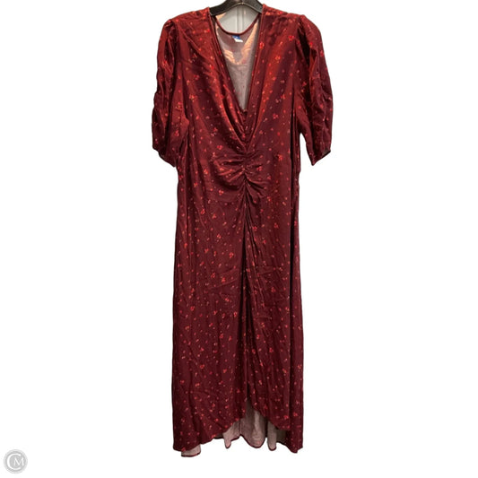 Dress Casual Maxi By Old Navy In Maroon, Size: Xl