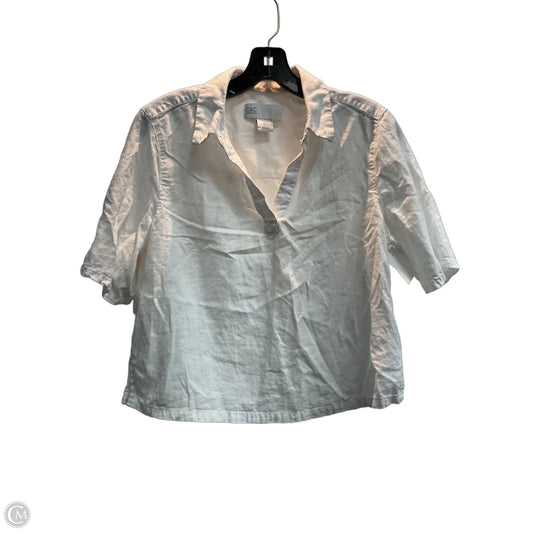 Top Short Sleeve By C And C In White, Size: S