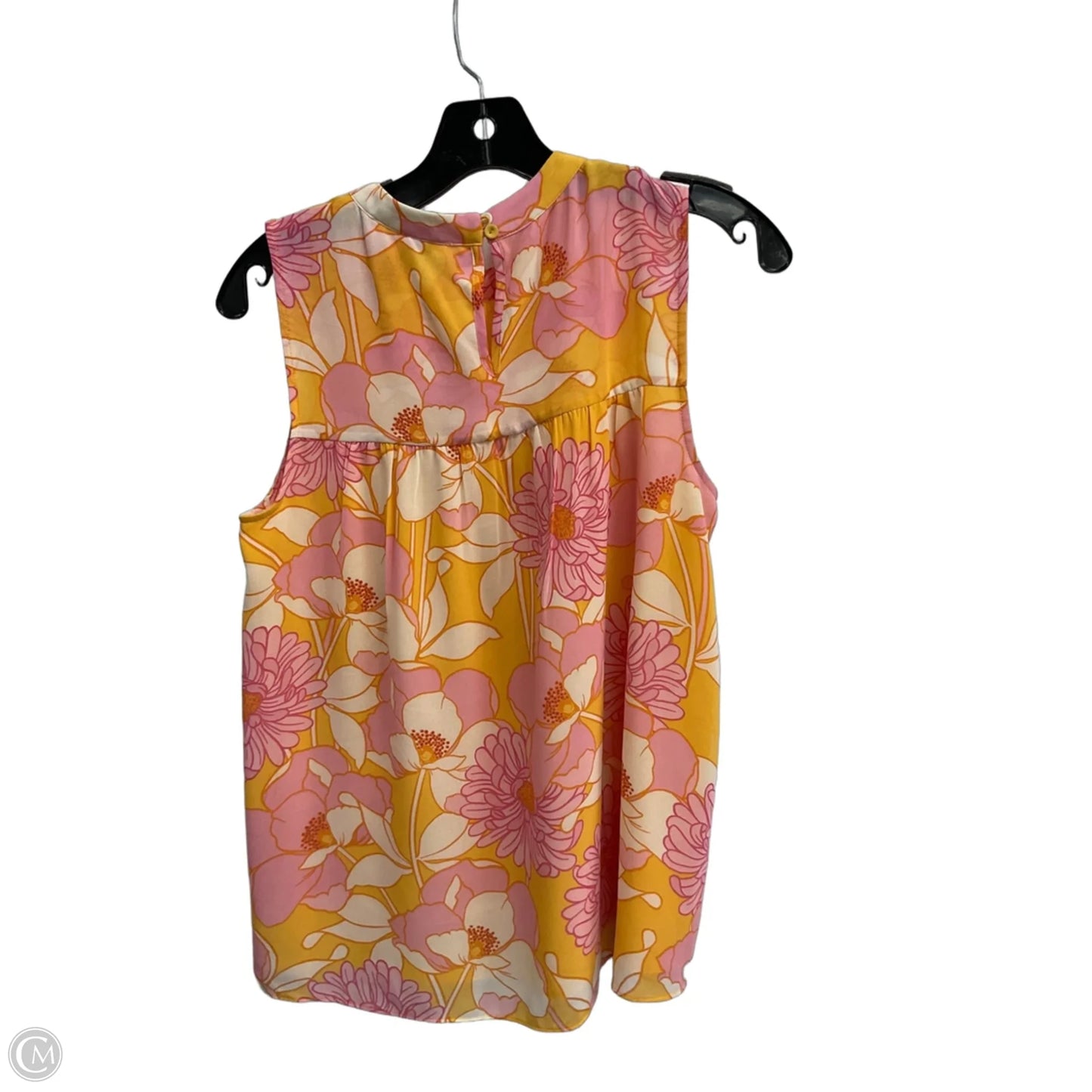 Top Sleeveless By Dr2 In Floral Print, Size: S