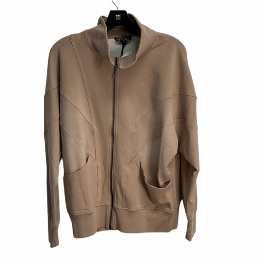 Athletic Jacket By Clothes Mentor In Tan, Size: S