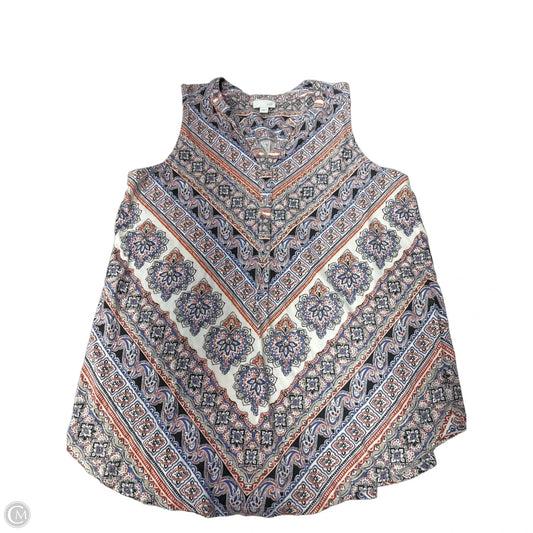 Tank Top By J. Jill In Multi-colored, Size: L