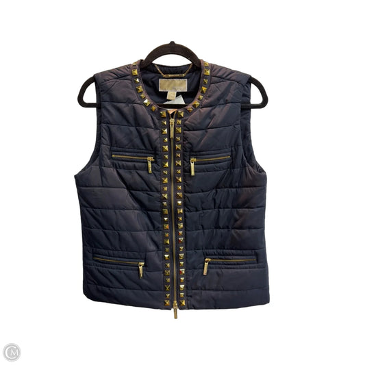 Vest Puffer & Quilted By Michael By Michael Kors In Navy, Size: M