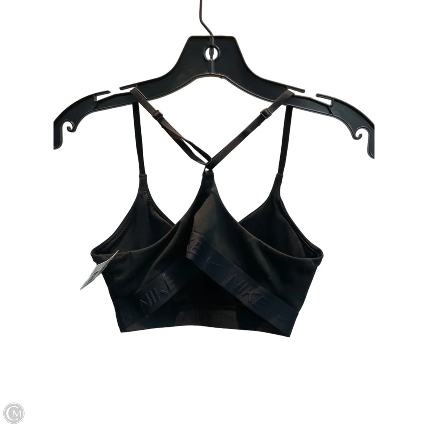 Athletic Bra By Nike In Black, Size: S