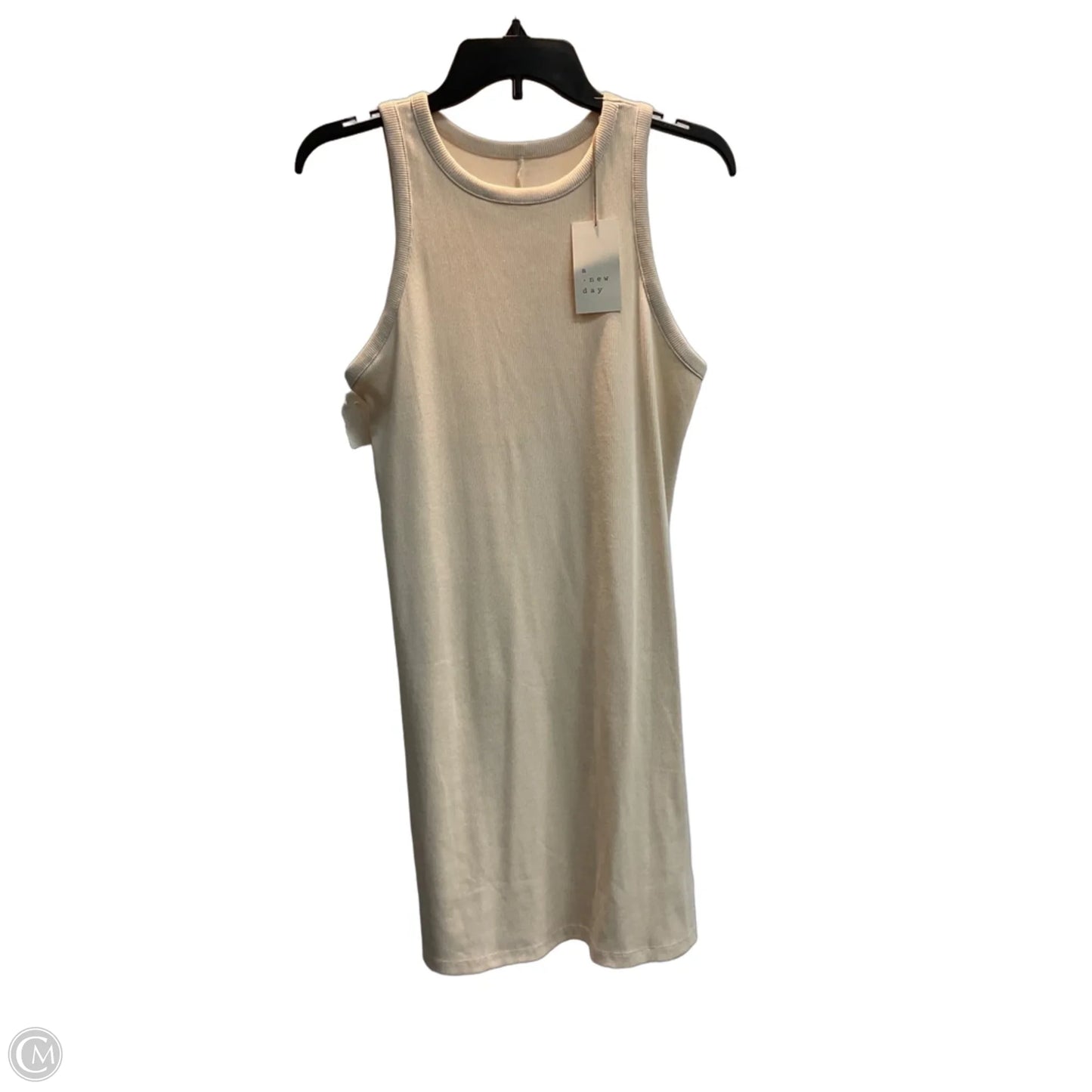 Dress Casual Midi By A New Day In Tan, Size: M