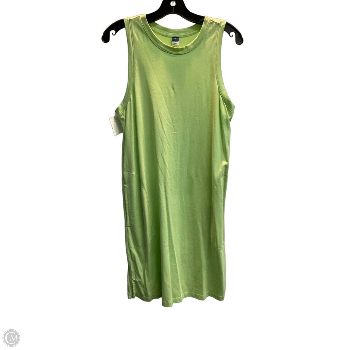 Dress Casual Midi By Old Navy In Green, Size: M
