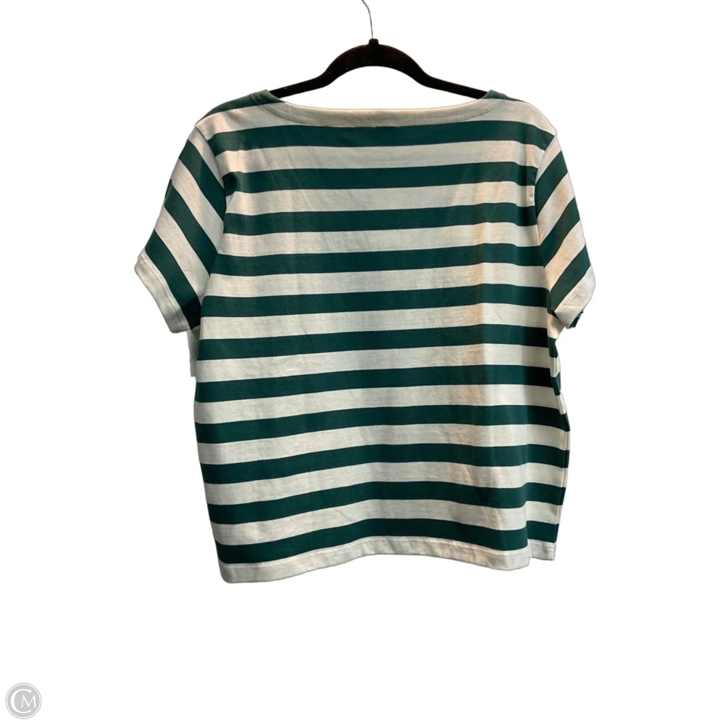 Top Short Sleeve By J. Crew In Striped Pattern, Size: M