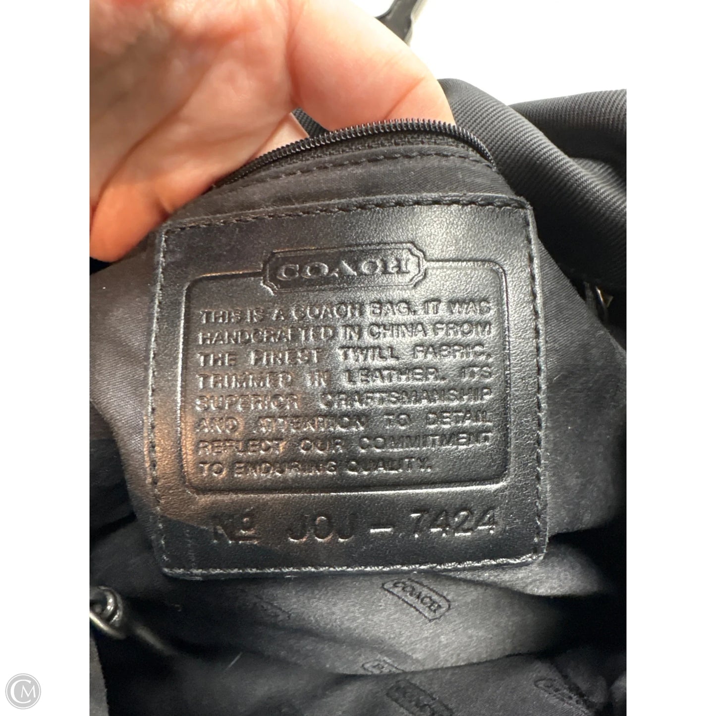 Handbag Designer By Coach, Size: Medium