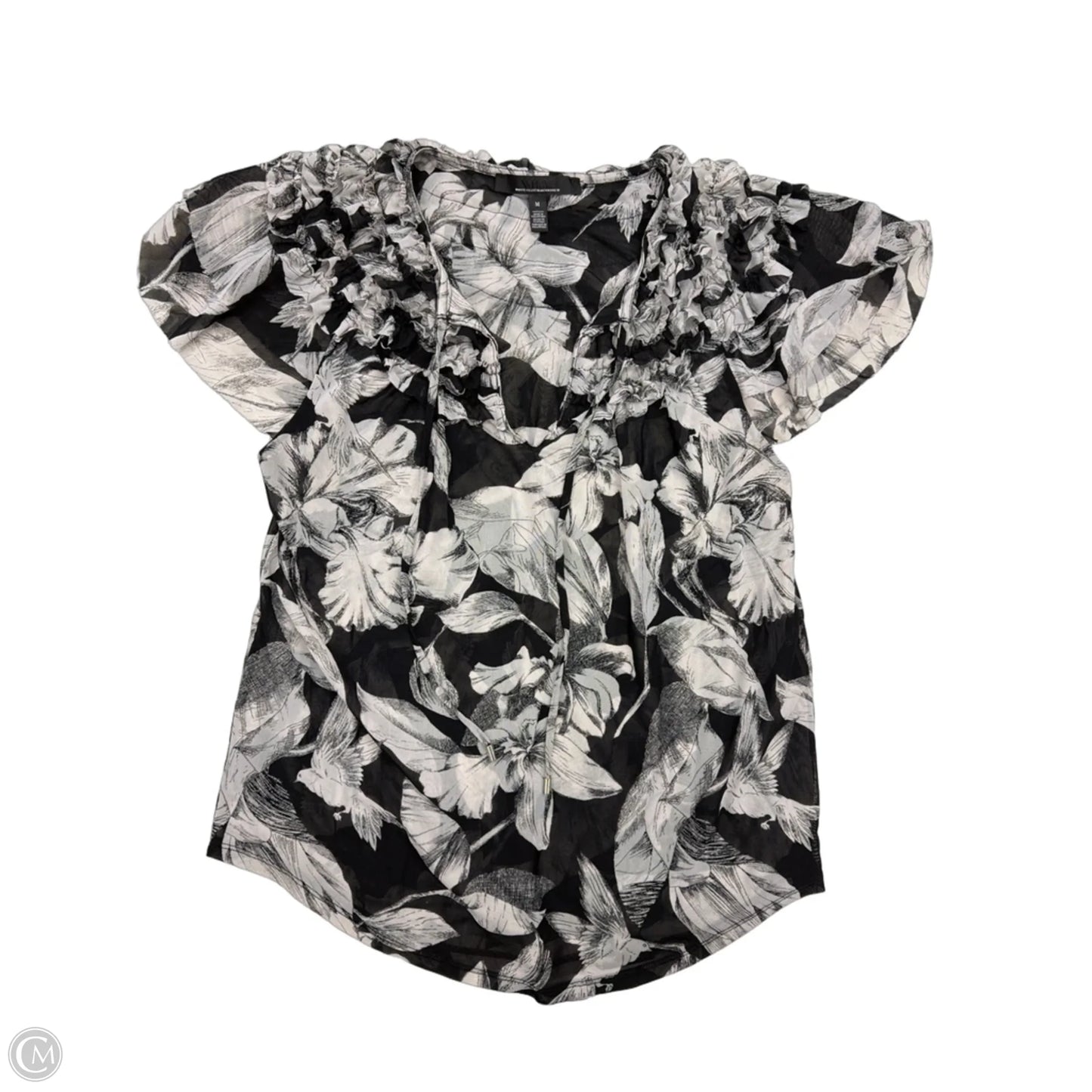 Top Sleeveless By White House Black Market In Blue Denim, Size: M