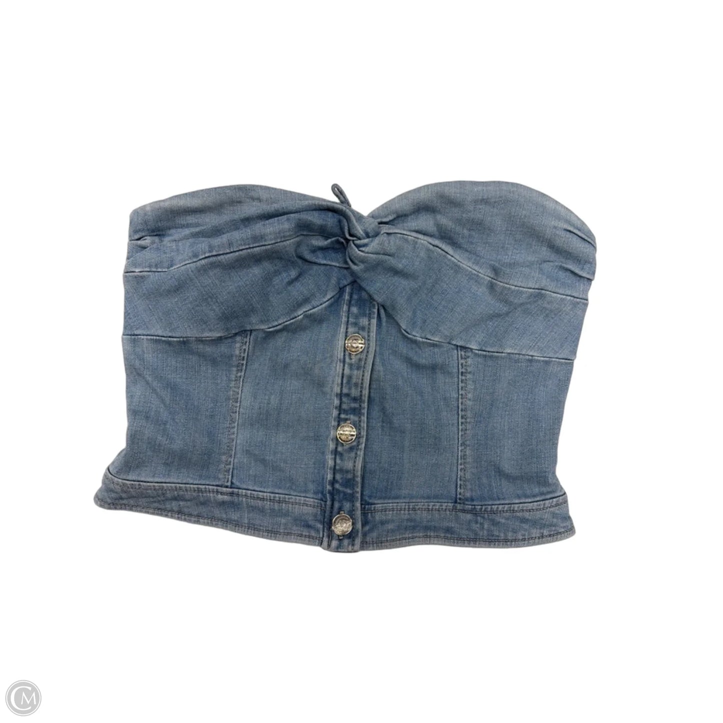 Top Sleeveless By White House Black Market In Blue Denim, Size: M