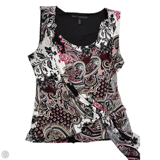 Top Sleeveless By White House Black Market In Multi-colored, Size: M